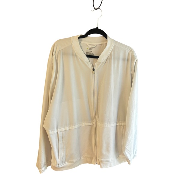 Tek Gear white athletic jacket Sz 2X - Picture 1 of 8